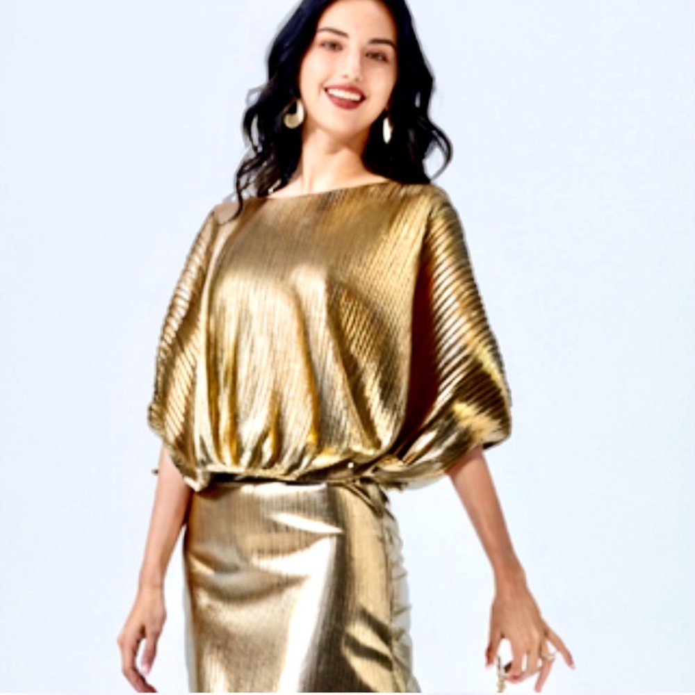 Gold Shimmer Women's Top